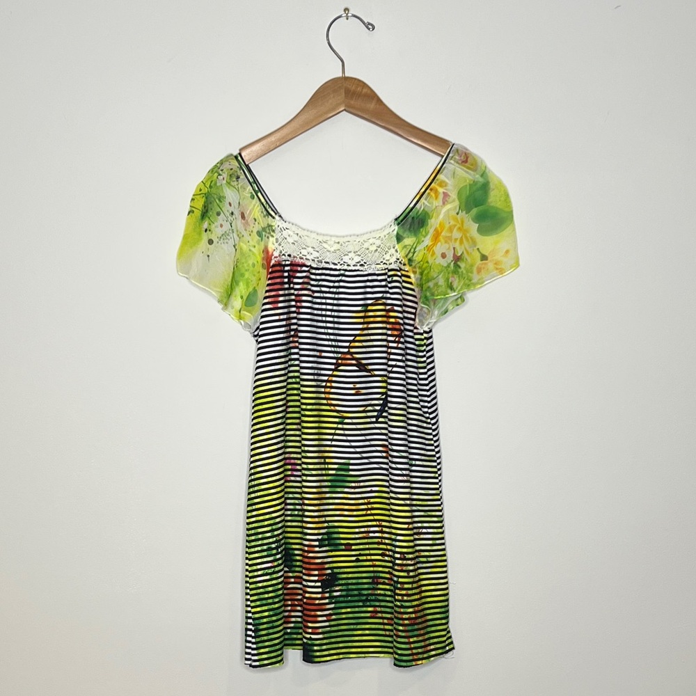 DEUX PAR DEUX Striped Multicolor Kids Top